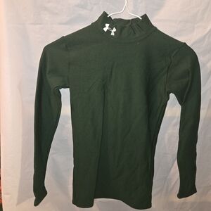 Under Armour Green Long Sleeve Coldgear Top